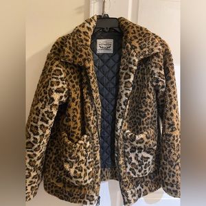 Levis cheetah jacket